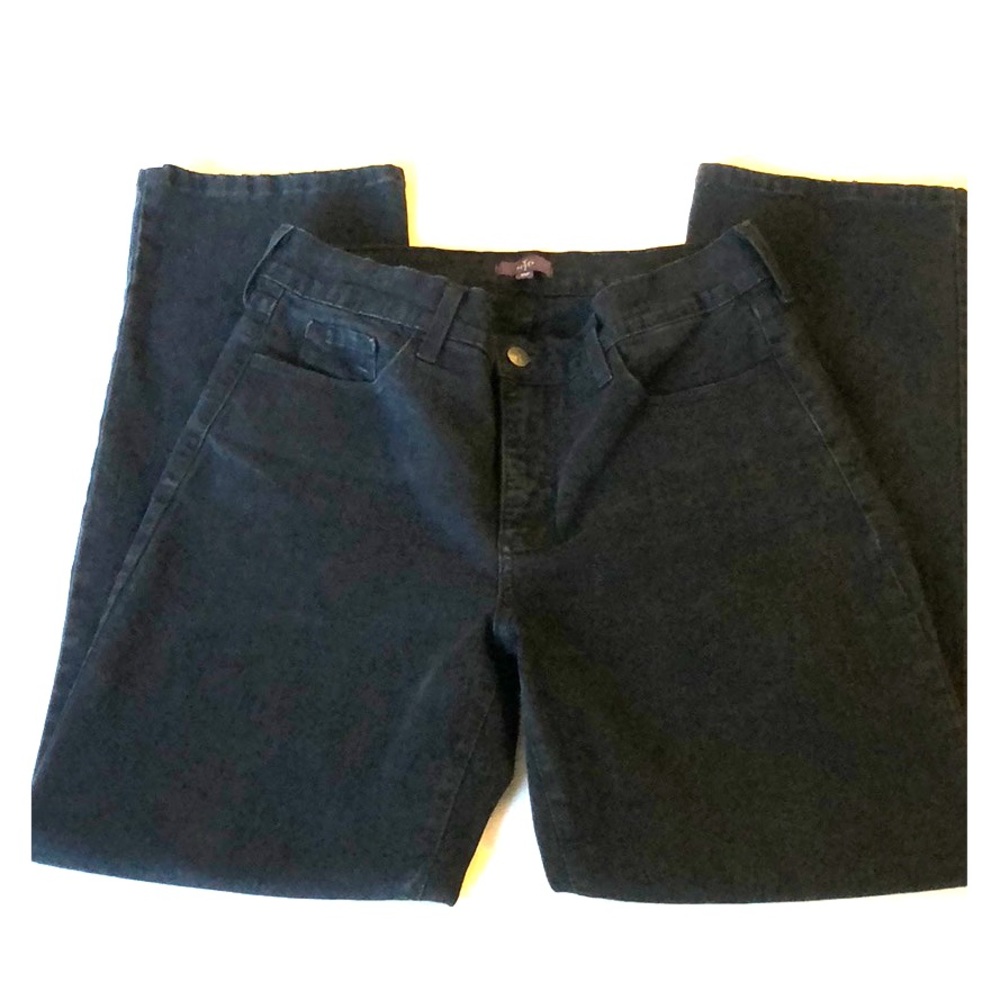Not Your Daughters Jeans Straight Leg In Black 10P